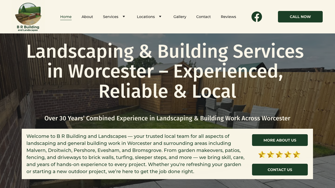 BR LANDSCAPING LTD website preview