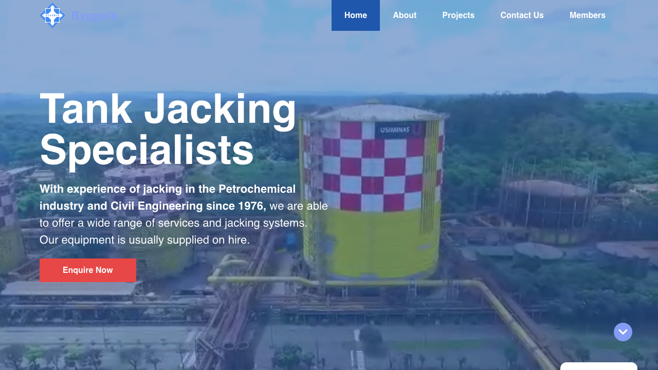 BYGGWIK (U.K.) LTD website preview