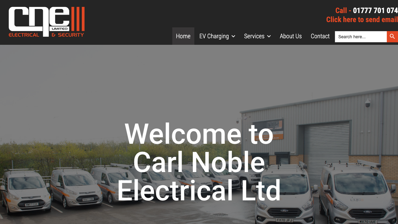 CARL NOBLE ELECTRICAL LIMITED website preview