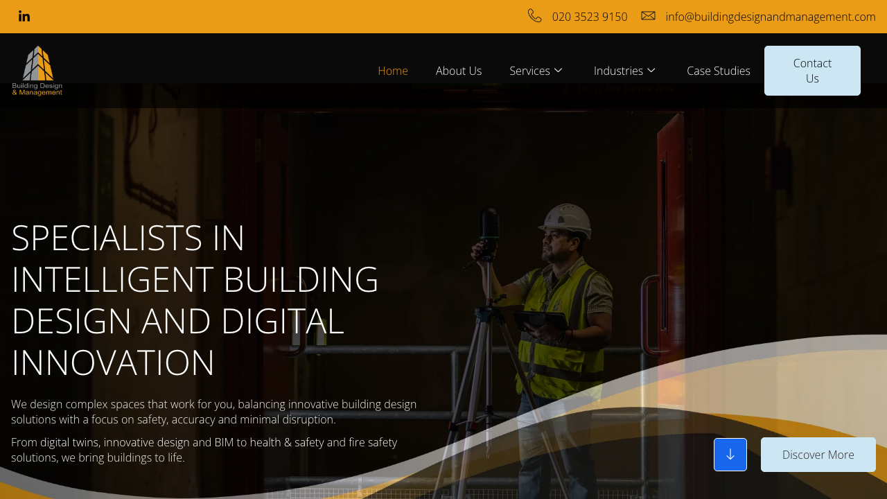 BUILDING DESIGN AND MANAGEMENT LIMITED website preview