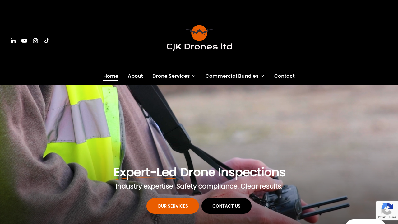 CJK DRONES LIMITED website preview