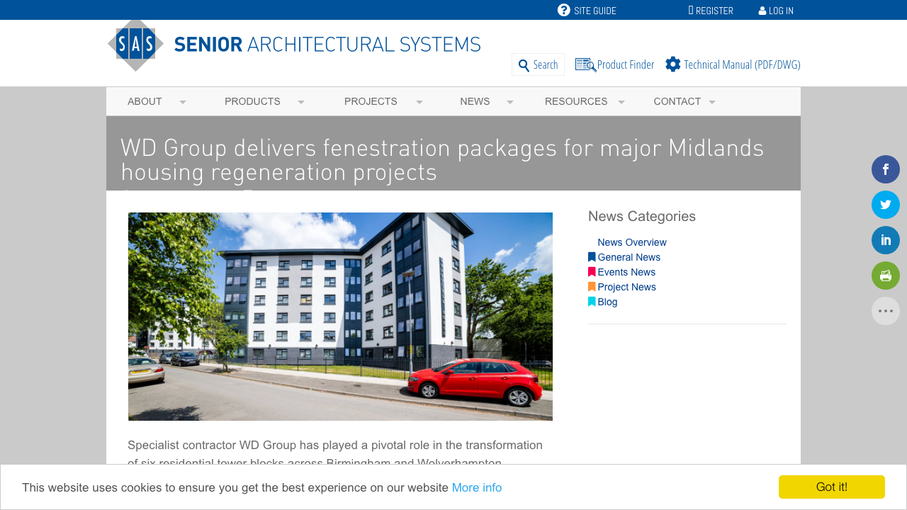 BUILDING AND FENESTRASTION LTD website preview