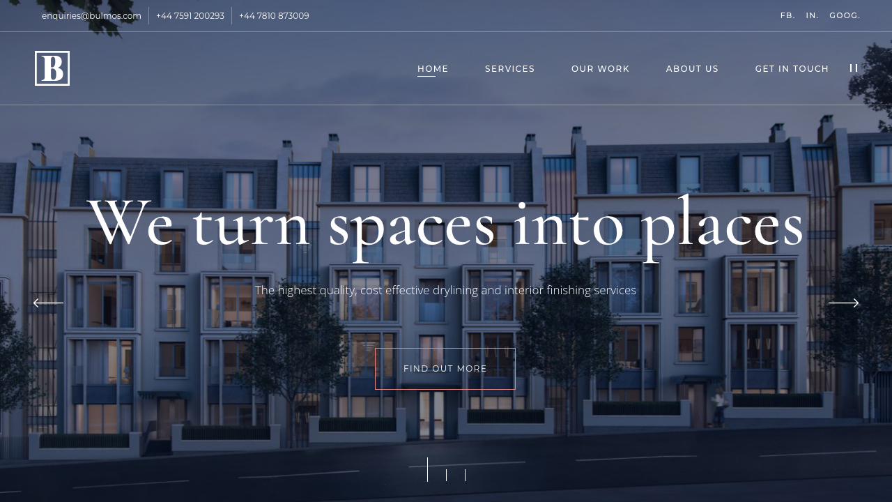 BOLAM'S DRYLINING LTD website preview