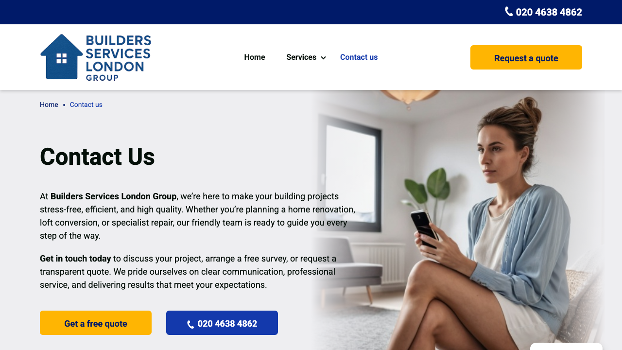 BUILDER CALLBACK SERVICES LIMITED website preview