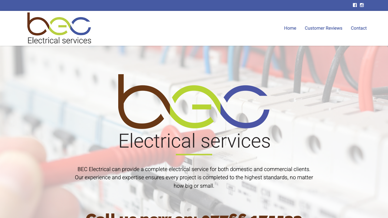 BEC ELECTRICAL CONTRACTORS LTD website preview