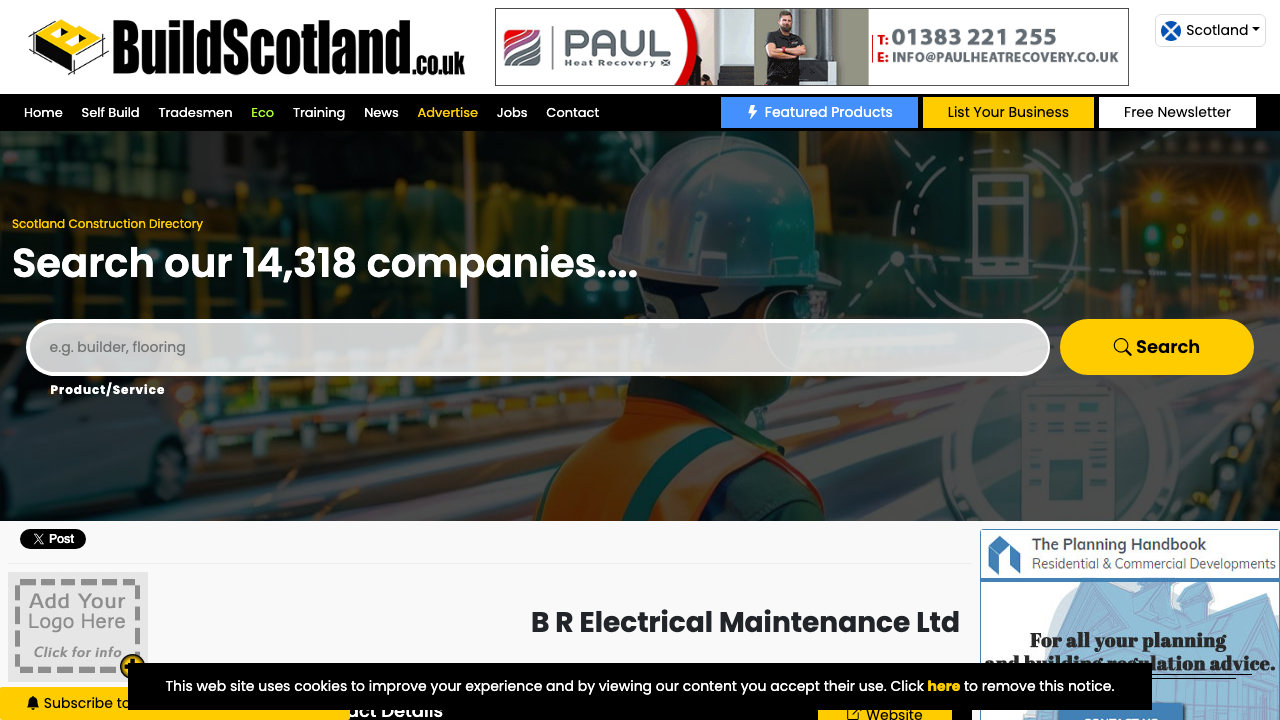 BR ELECTRICAL MAINTENANCE LIMITED website preview