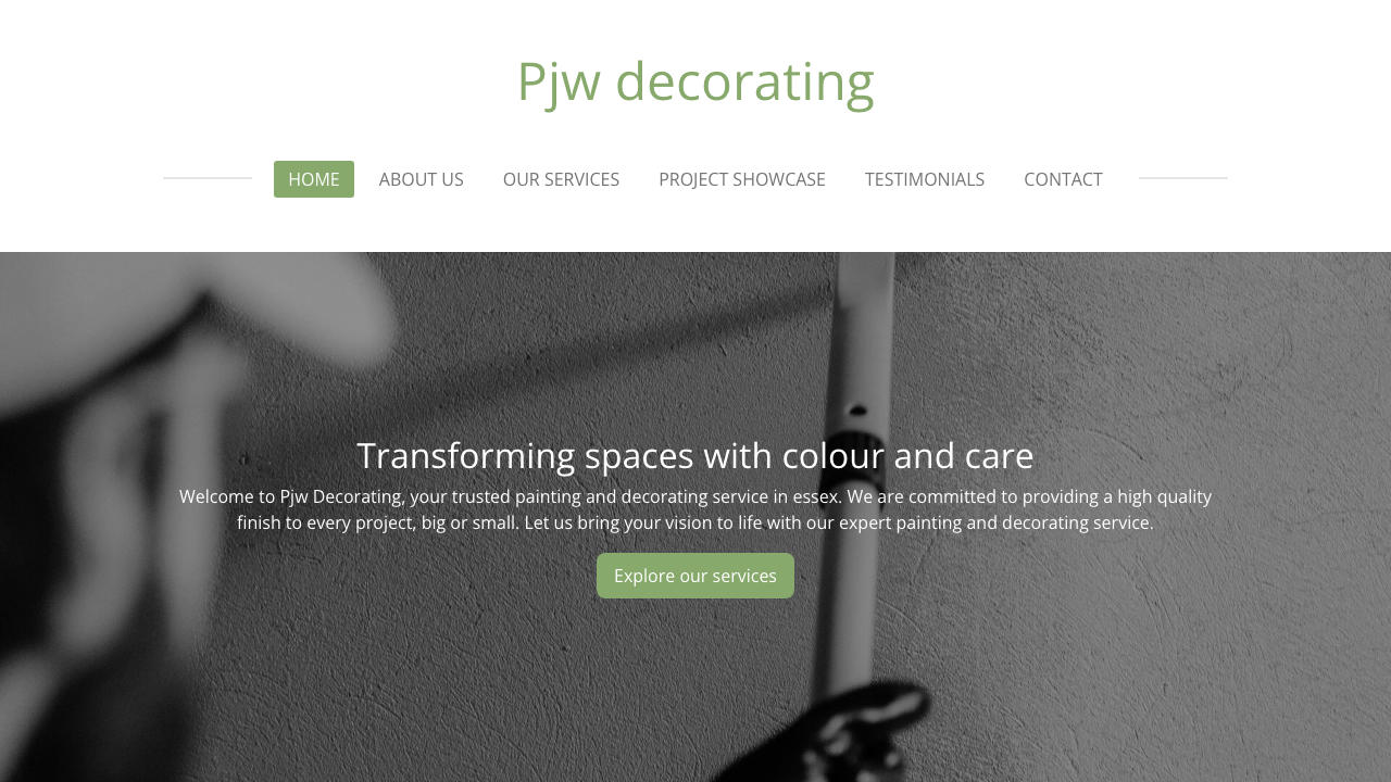BPW PAINTING & DECORATING LTD website preview