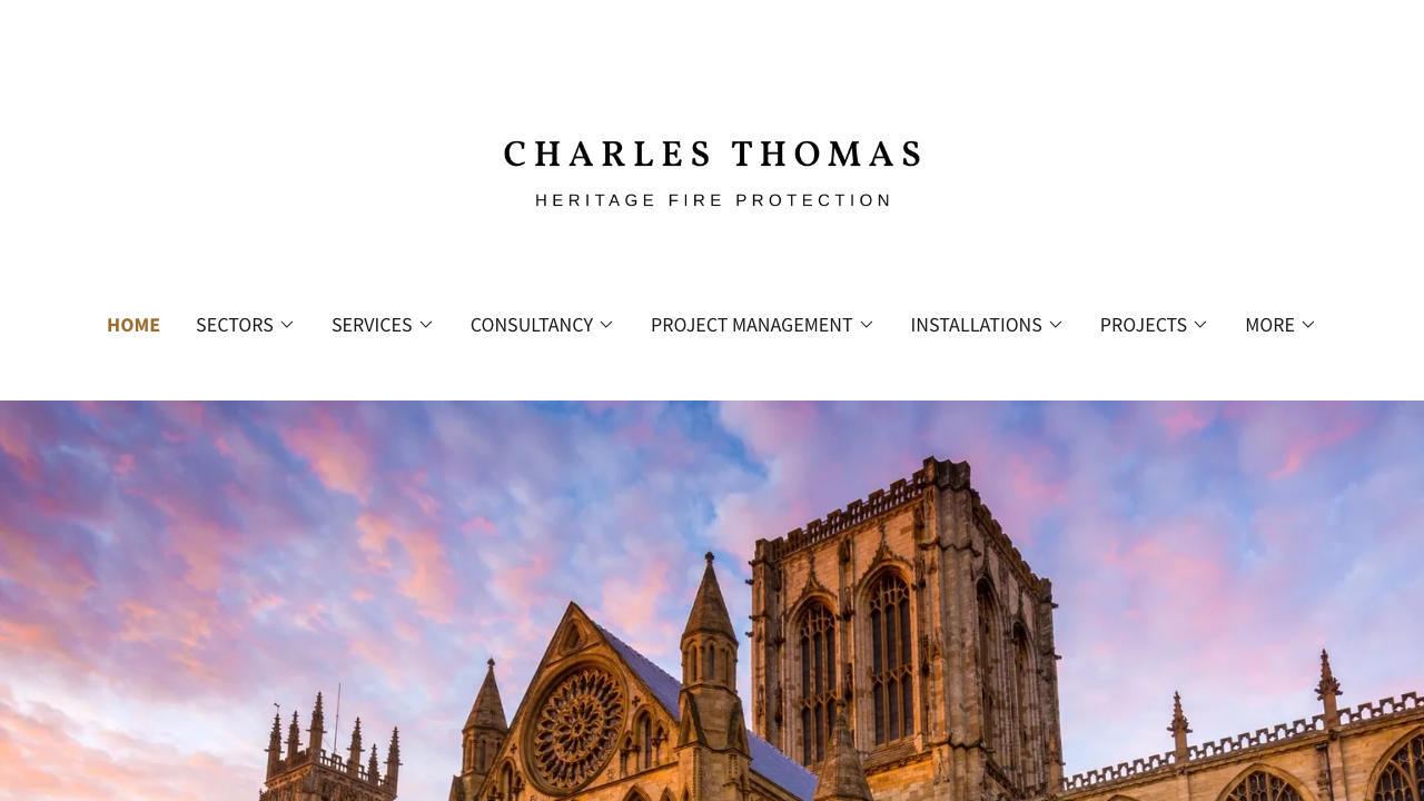 CHARLES THOMAS HERITAGE FIRE PROTECTION SPECIALISTS LTD website preview