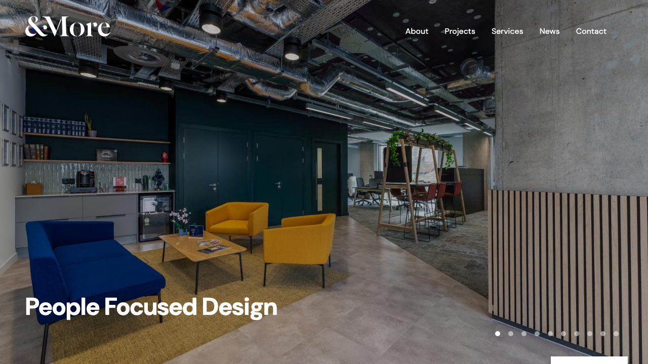 &MORE DESIGN CONSULTANCY LTD. website preview