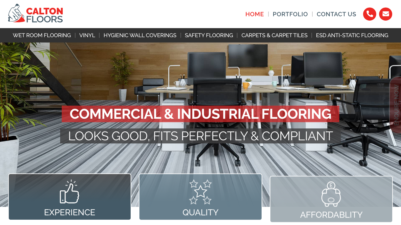 CALTON FLOORS LTD. website preview