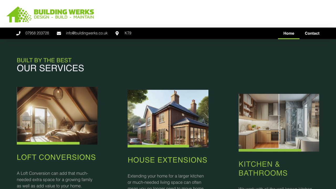 BUILDING WERKS LTD website preview