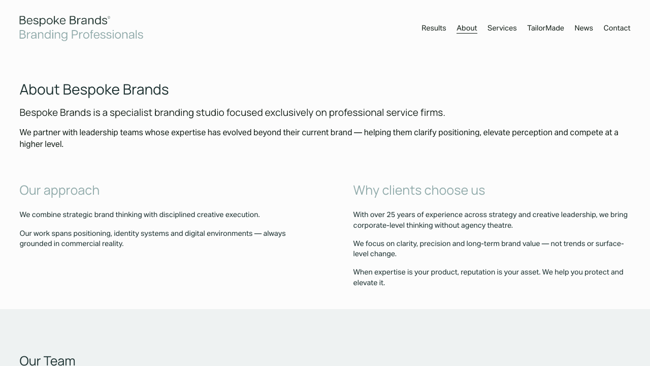 BESPOKE BRANDS LIMITED website preview