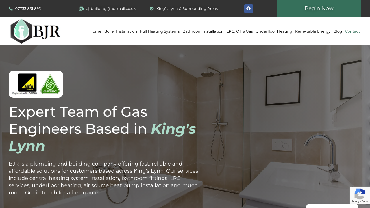 BJR CONSTRUCTION LIMITED website preview