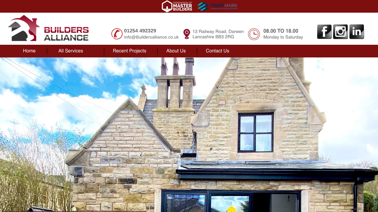 BUILDERS ALLIANCE LIMITED website preview