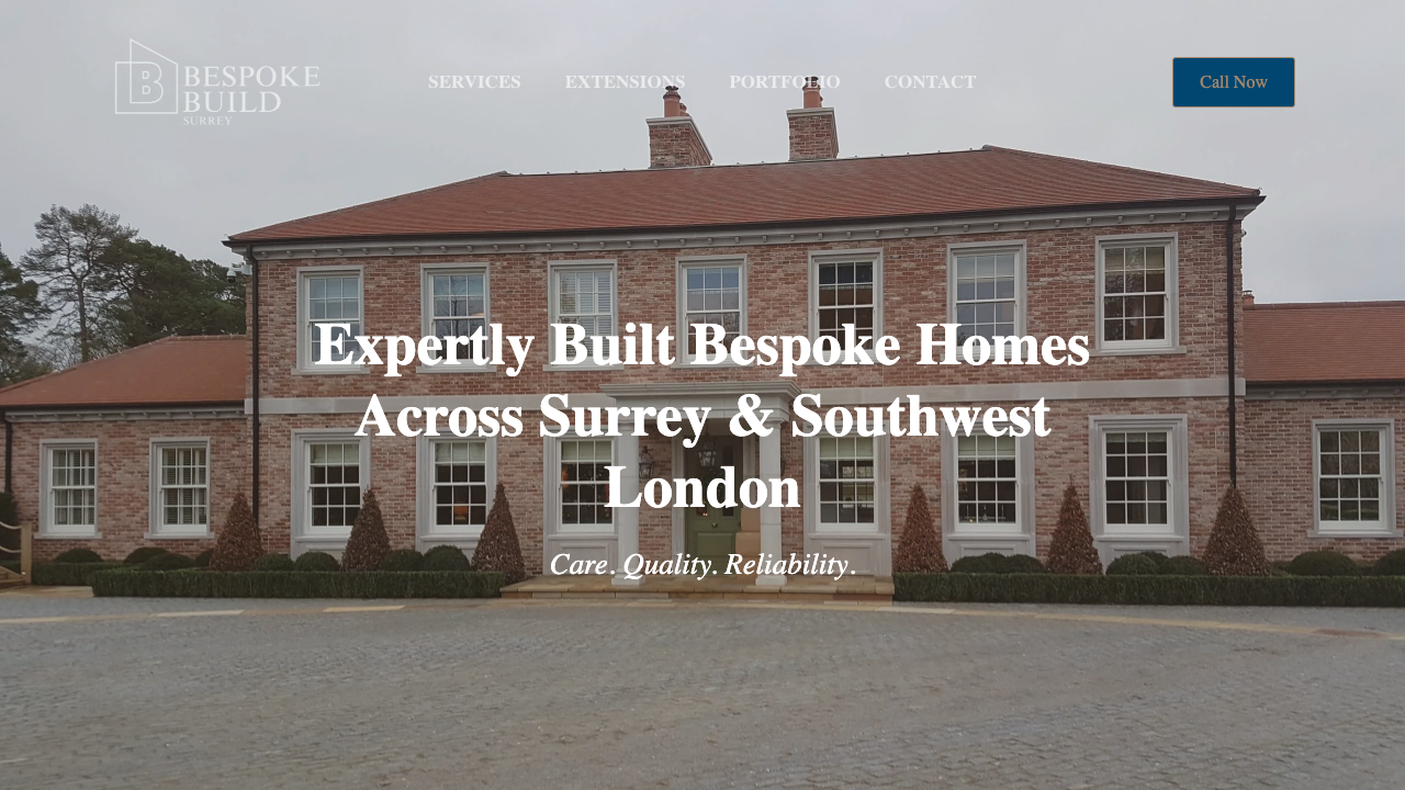 BESPOKE BUILD (SURREY) LTD website preview