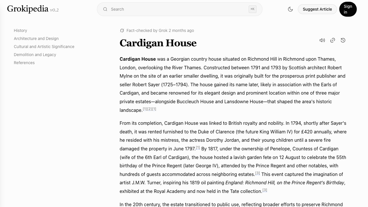 CARDIGAN ESTATE LIMITED website preview