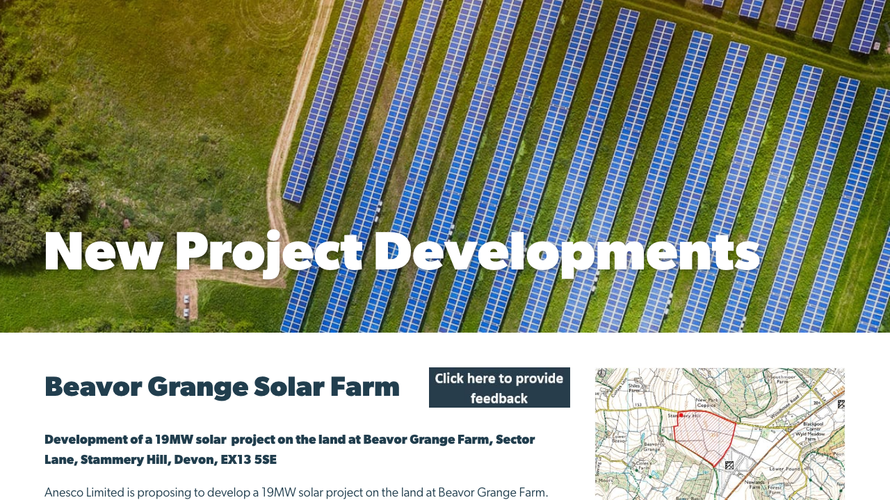 BEAVOR GRANGE SOLAR LIMITED website preview