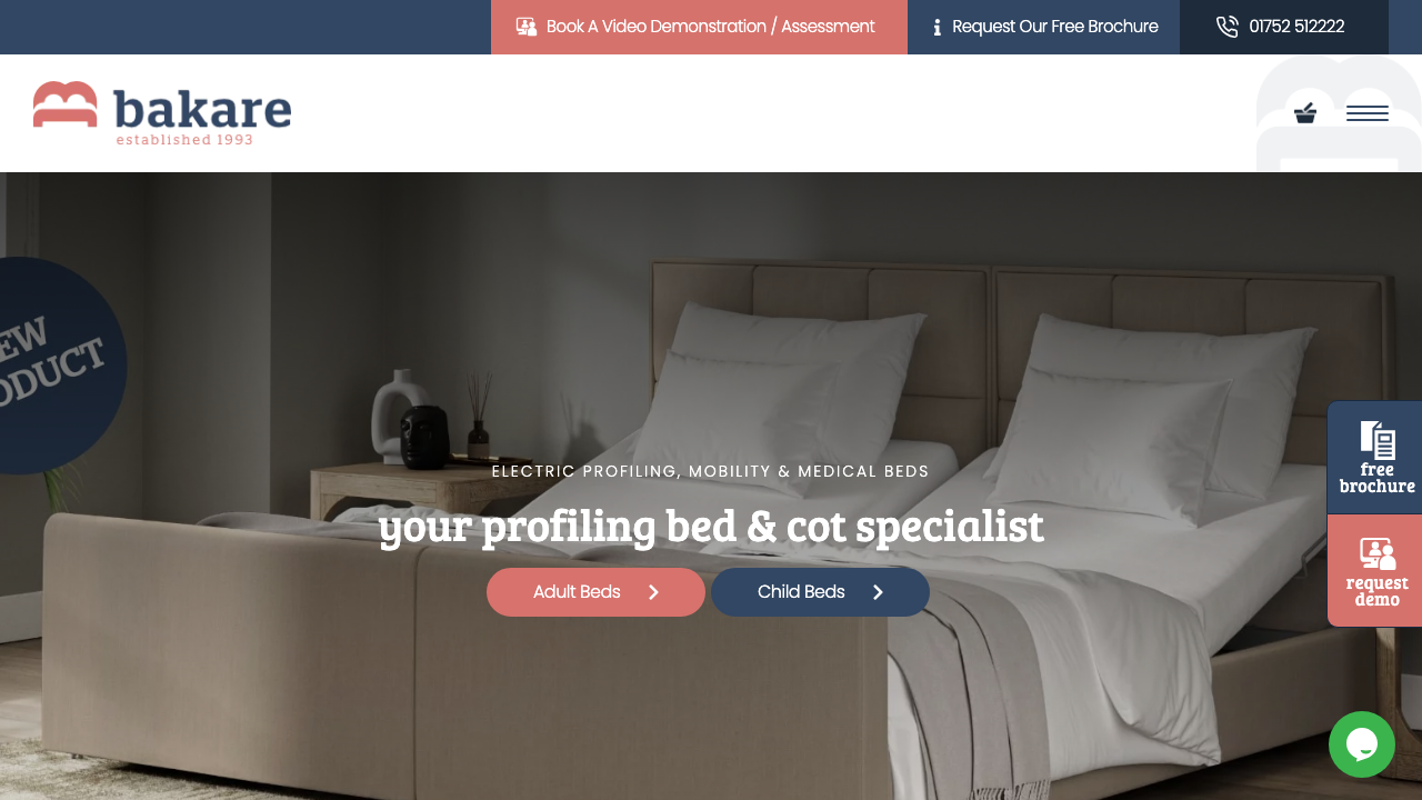 BAKARE BEDS LIMITED website preview