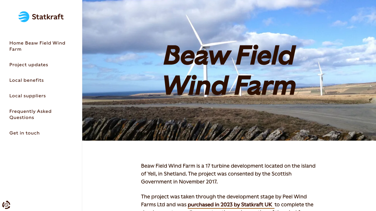 BEAW FIELD SHETLAND LIMITED website preview