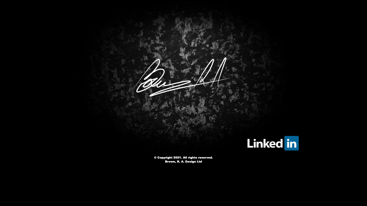 BROWN, R. A. DESIGN LTD website preview