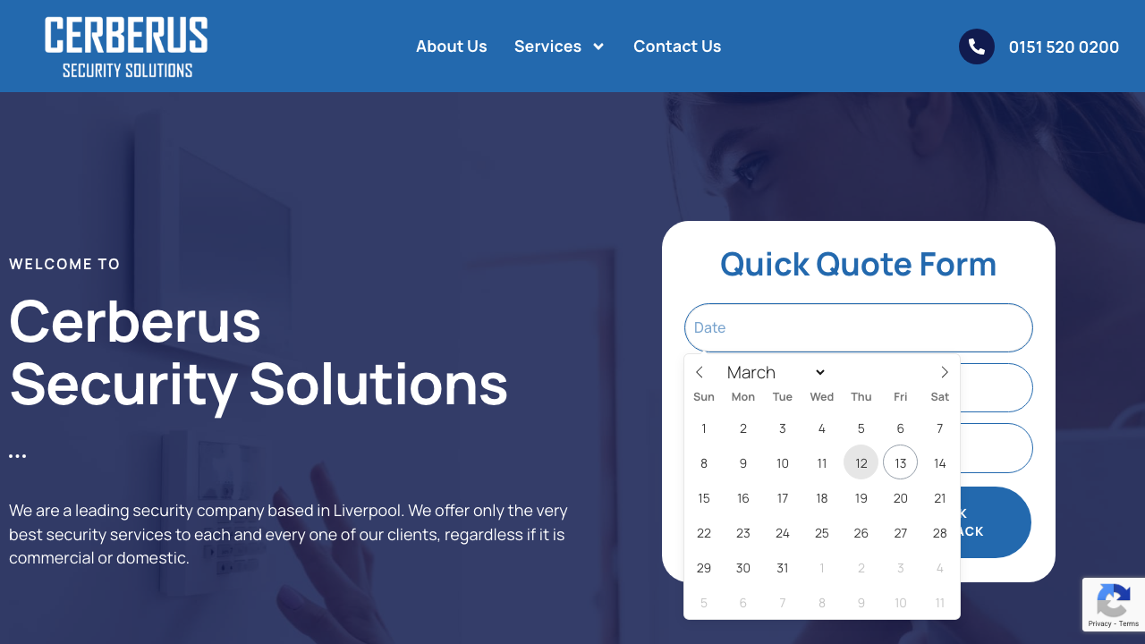 CERBERUS SECURITY SOLUTIONS LIMITED website preview