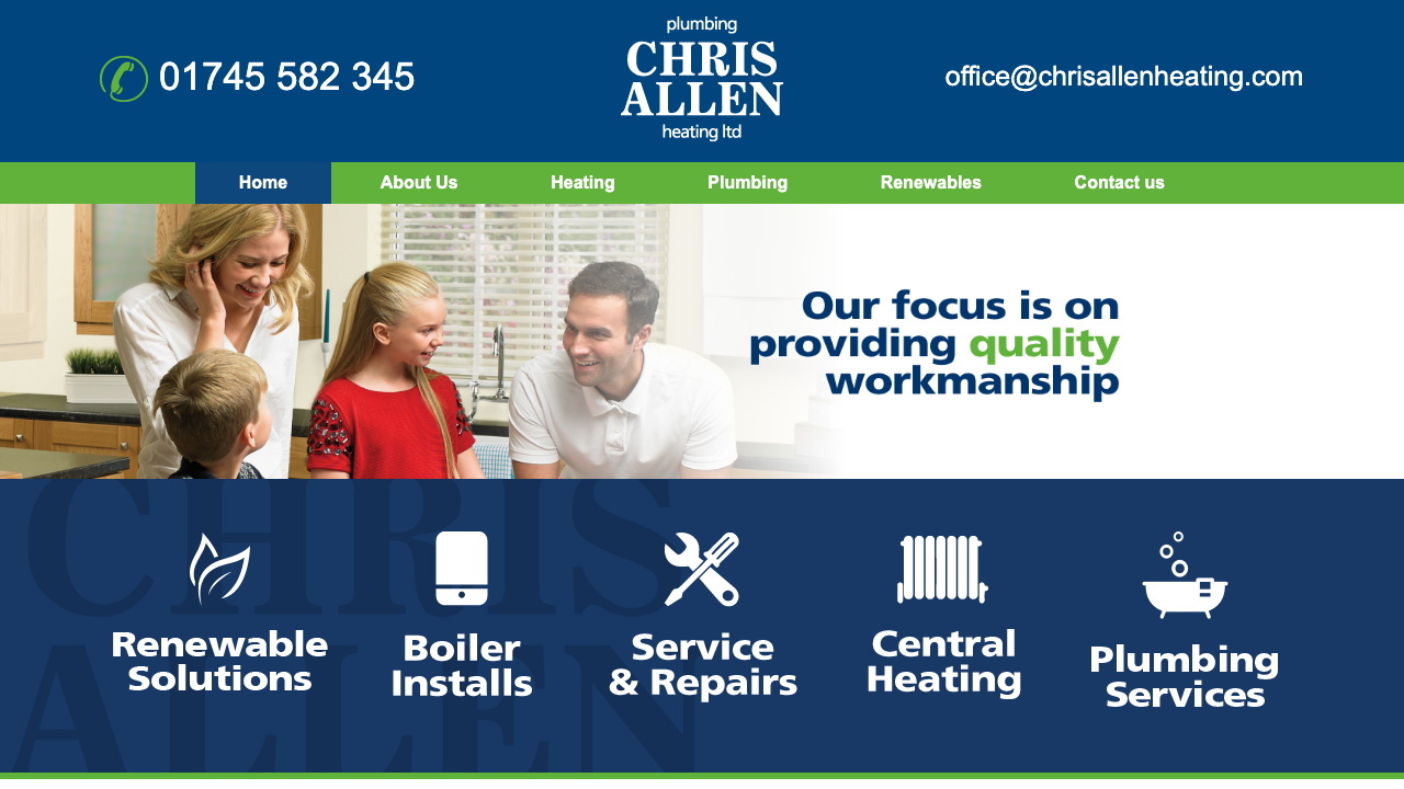 CHRIS ALLEN RENEWABLE SOLUTIONS LTD website preview