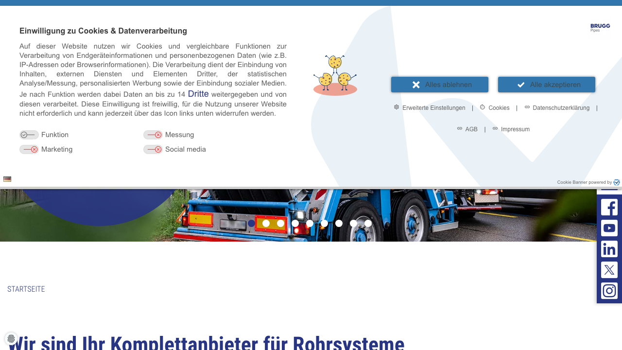 BRUGG PIPESYSTEMS UK LTD website preview