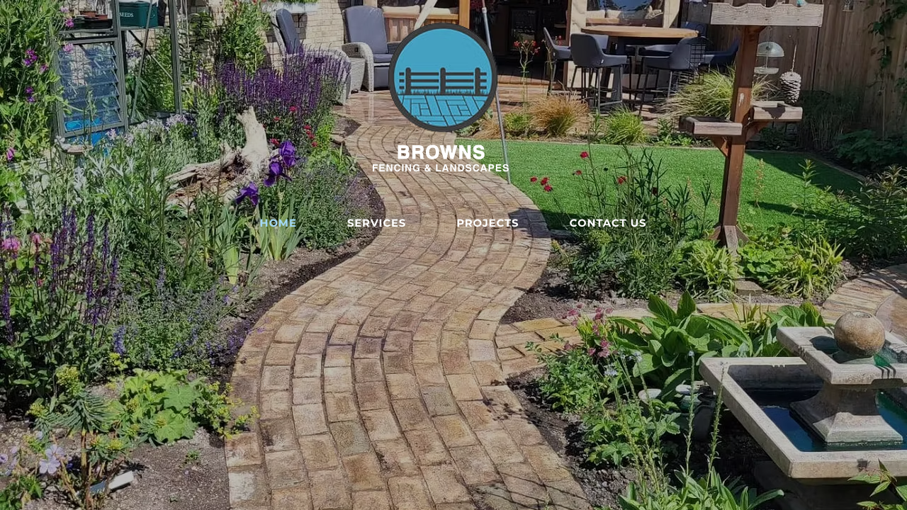 BROWNS FENCING & LANDSCAPES LIMITED website preview