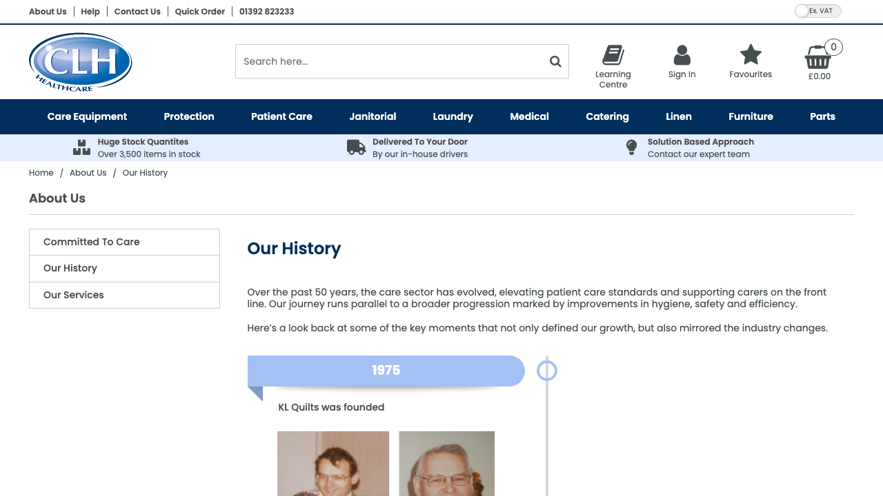 CLH CONSTRUCTION SERVICES LTD website preview