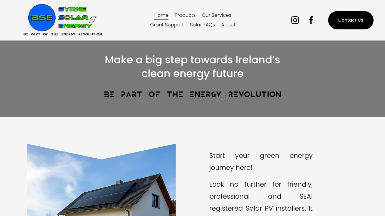 BYRNE GREEN ENERGY LTD website preview