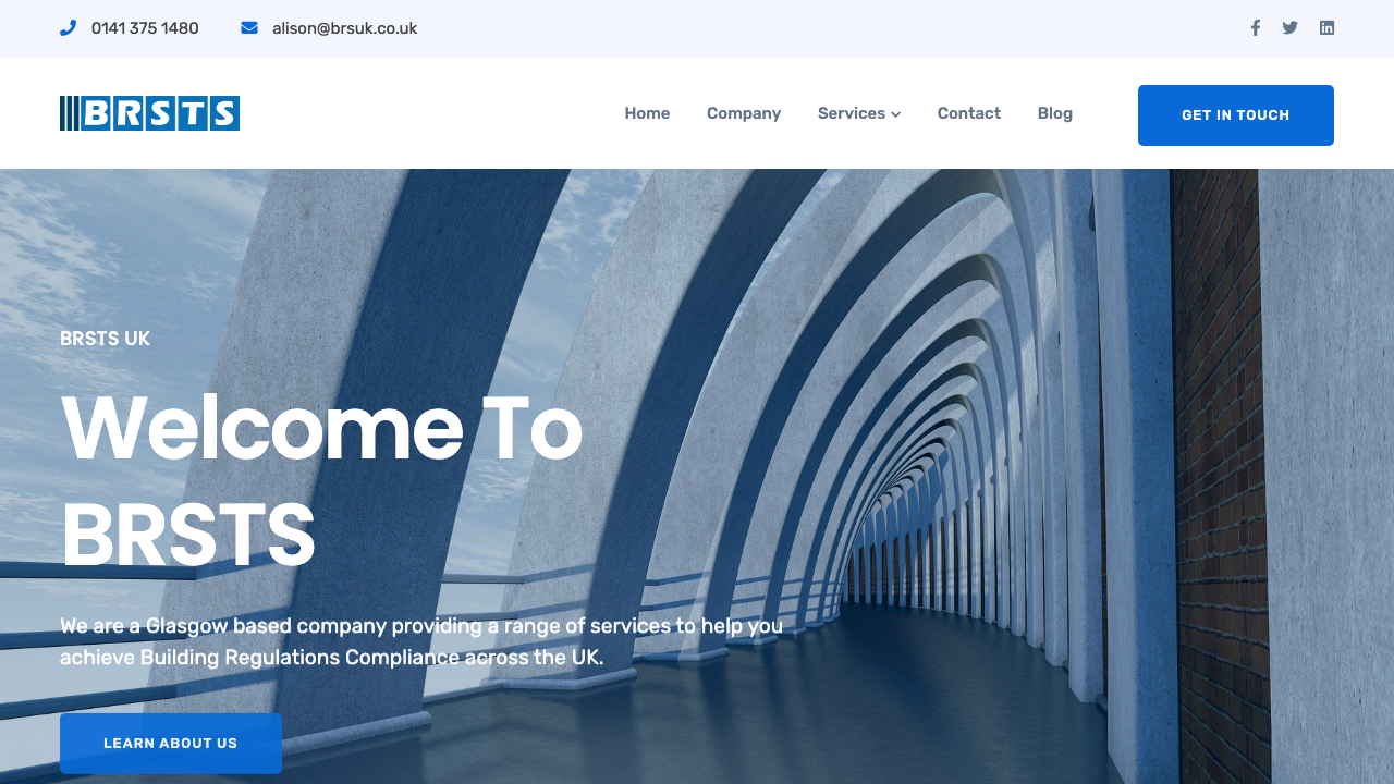 BUILDING REGULATION SERVICES LIMITED website preview