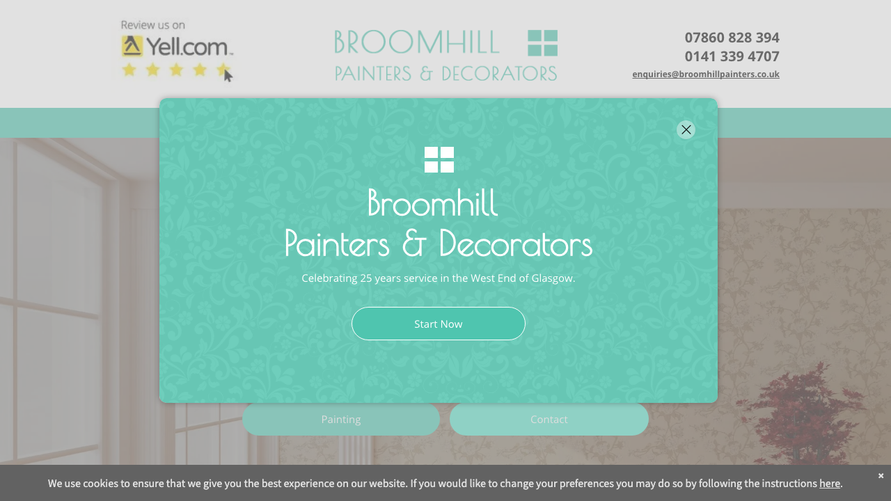 BROOMHILL PAINTERS & DECORATORS LTD website preview