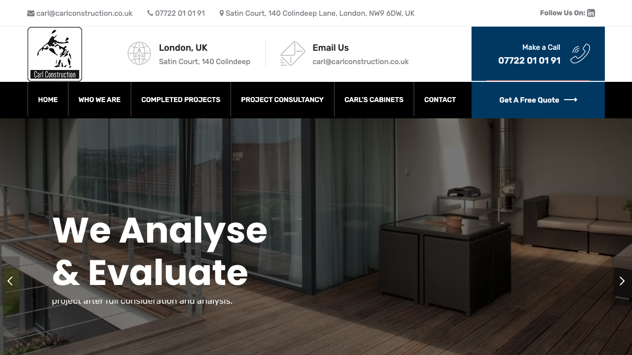 CARL PINK BUILDING SERVICES LTD website preview