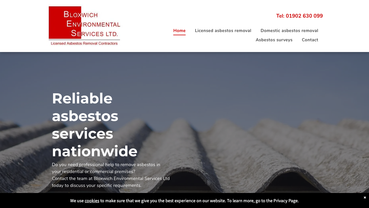 BLOXWICH ENVIRONMENTAL SERVICES LIMITED website preview