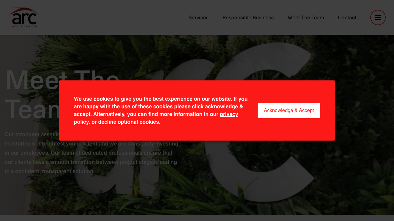 CHRIS ARC LTD website preview