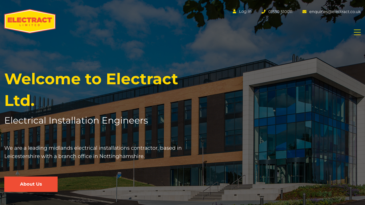 ELECTRACT LIMITED website preview