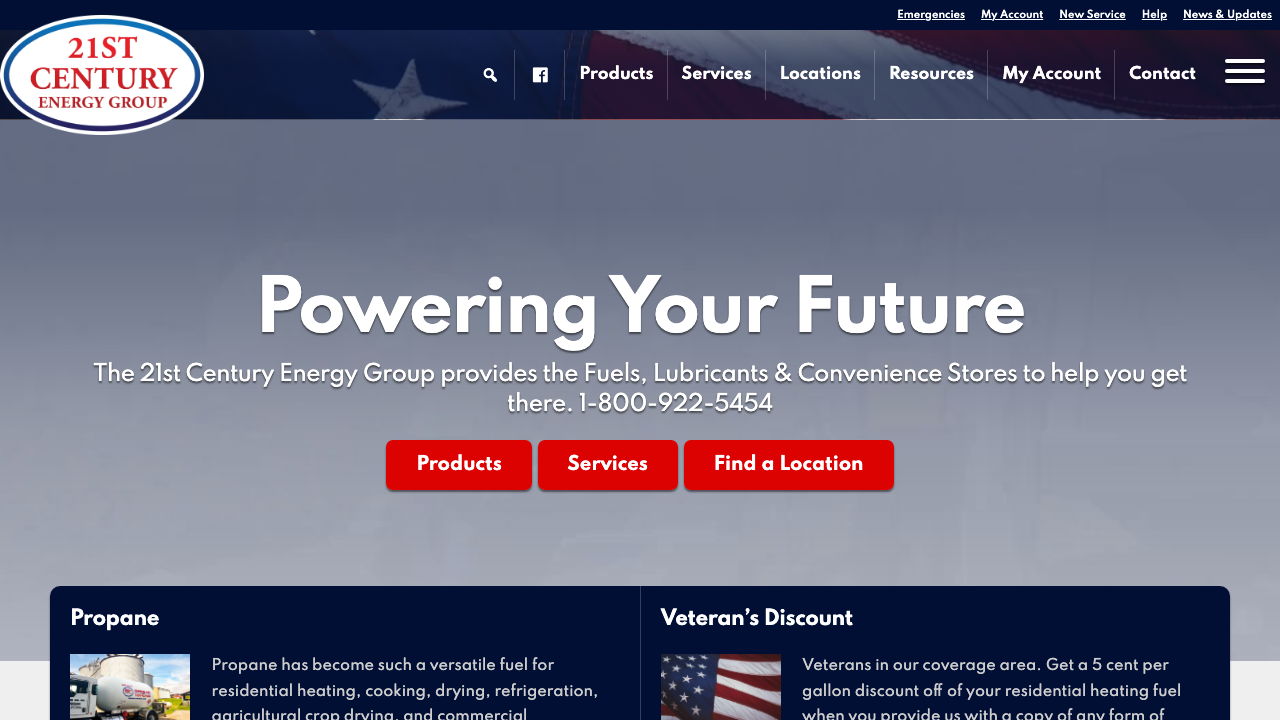21ST CENTURY ENERGY LIMITED website preview