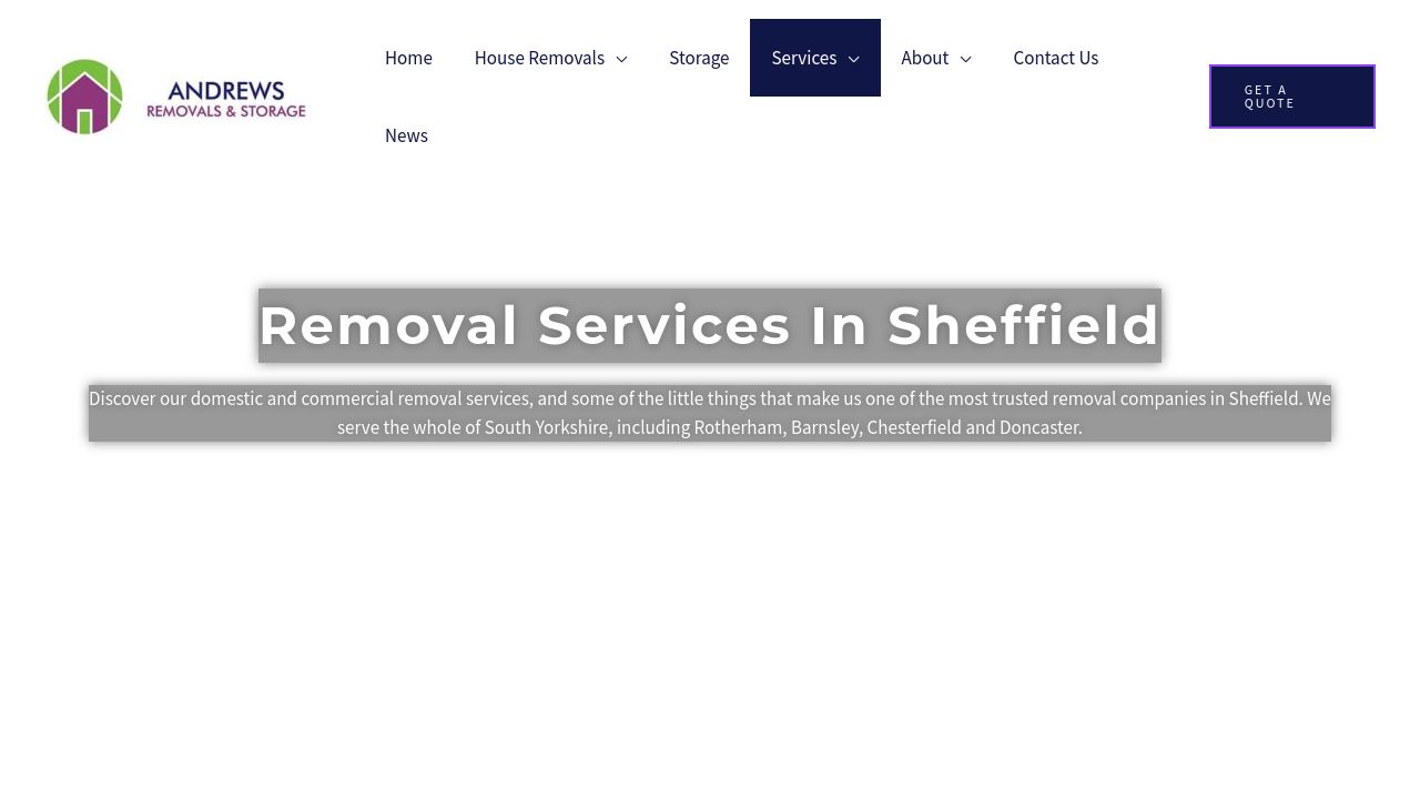 ANDREAS SERVICES LTD website preview