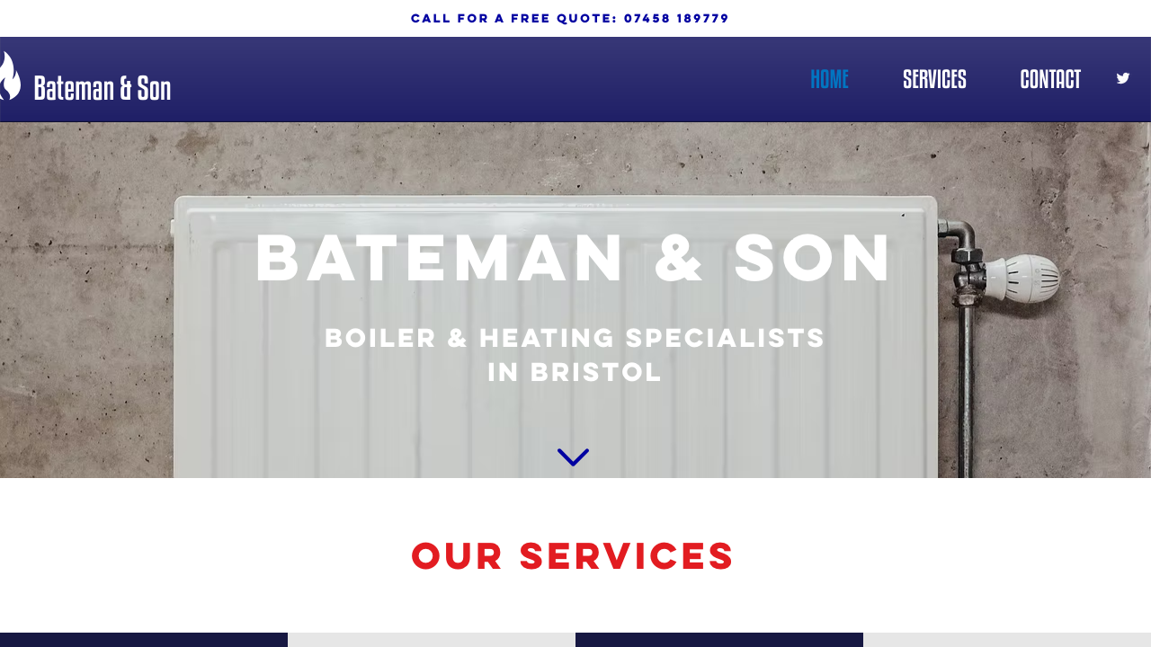 BATEMAN & SON PLUMBING & HEATING LTD website preview