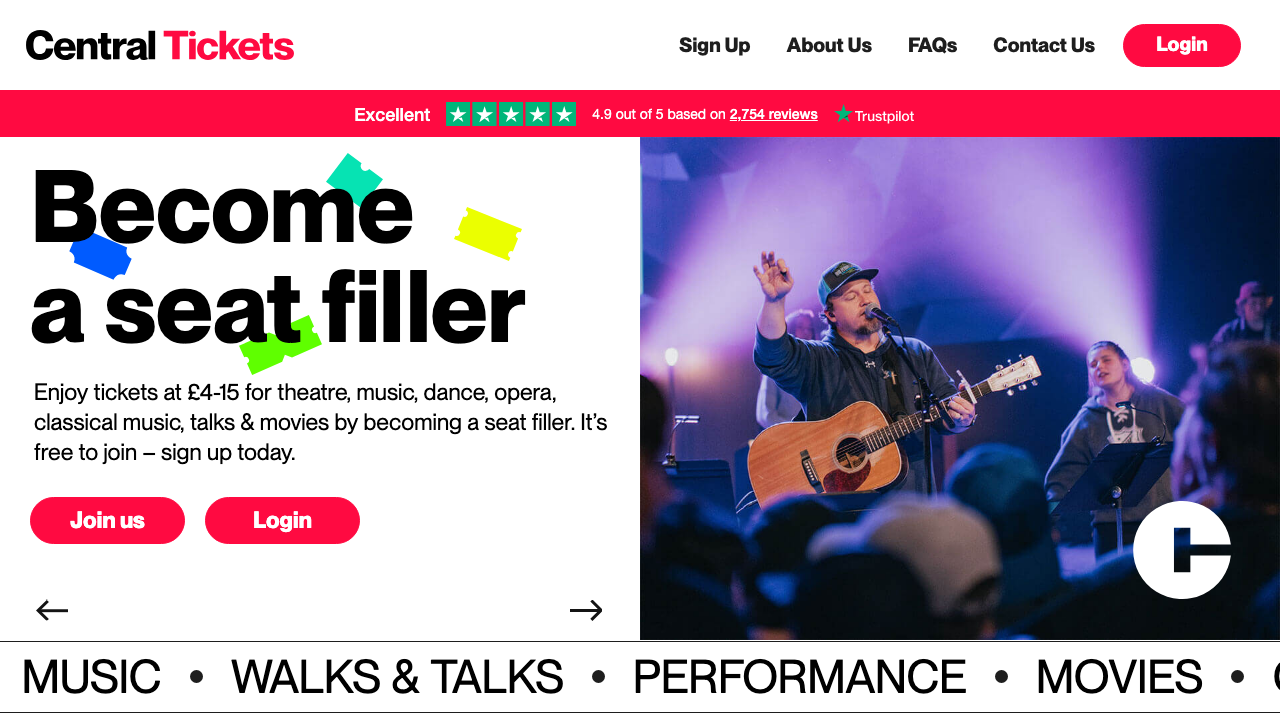 CENTRAL BOOKINGS LIMITED website preview