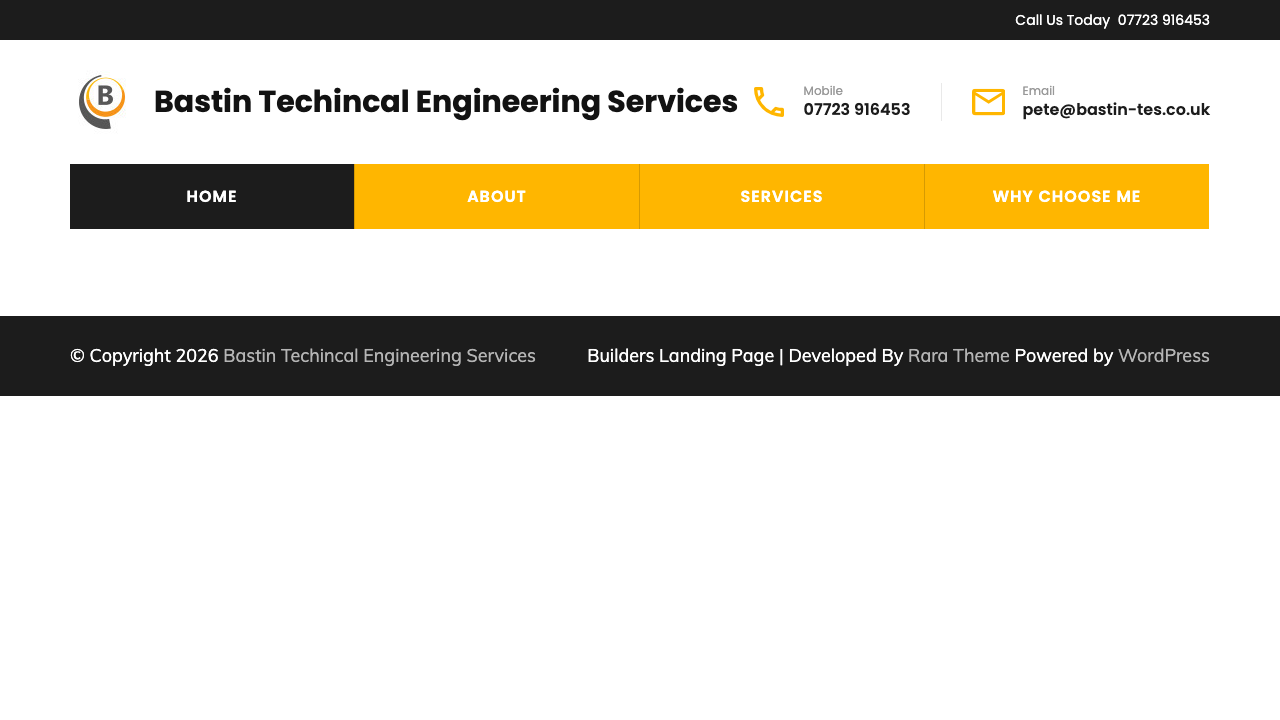 BASTIN TECHNICAL & ENGINEERING SERVICES LIMITED website preview