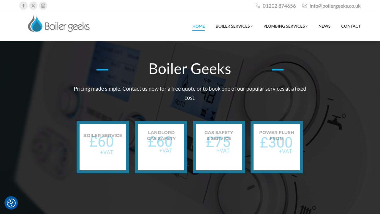 BOILER GEEKS LTD website preview