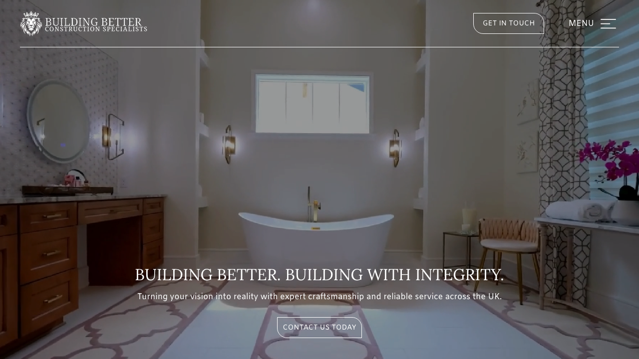 BUILDING BETTER CONSTRUCTION LTD website preview
