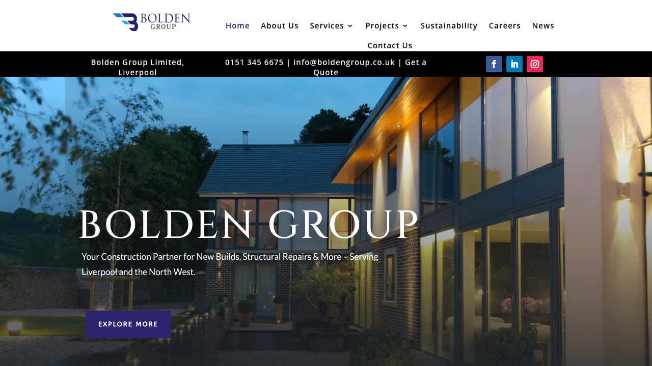 BOLDEN GROUP LTD website preview