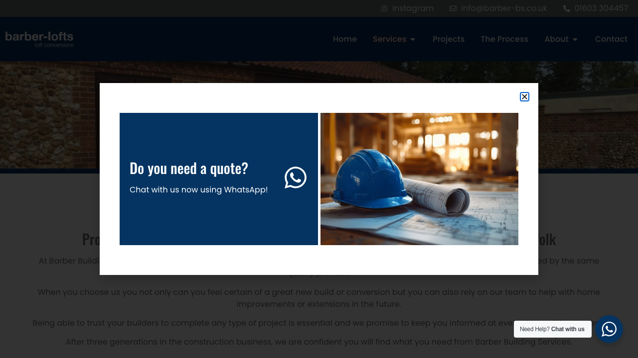 BARBER CONSTRUCTION GROUP LTD website preview