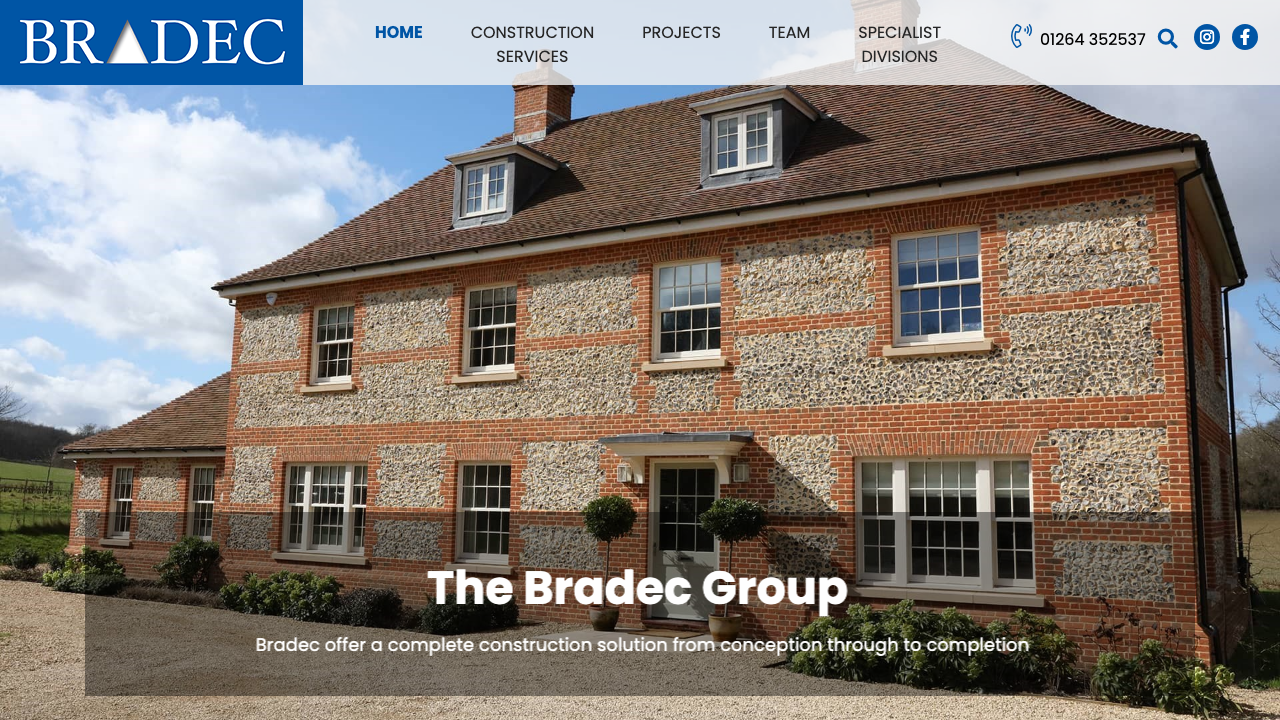 BRADEC LIMITED website preview