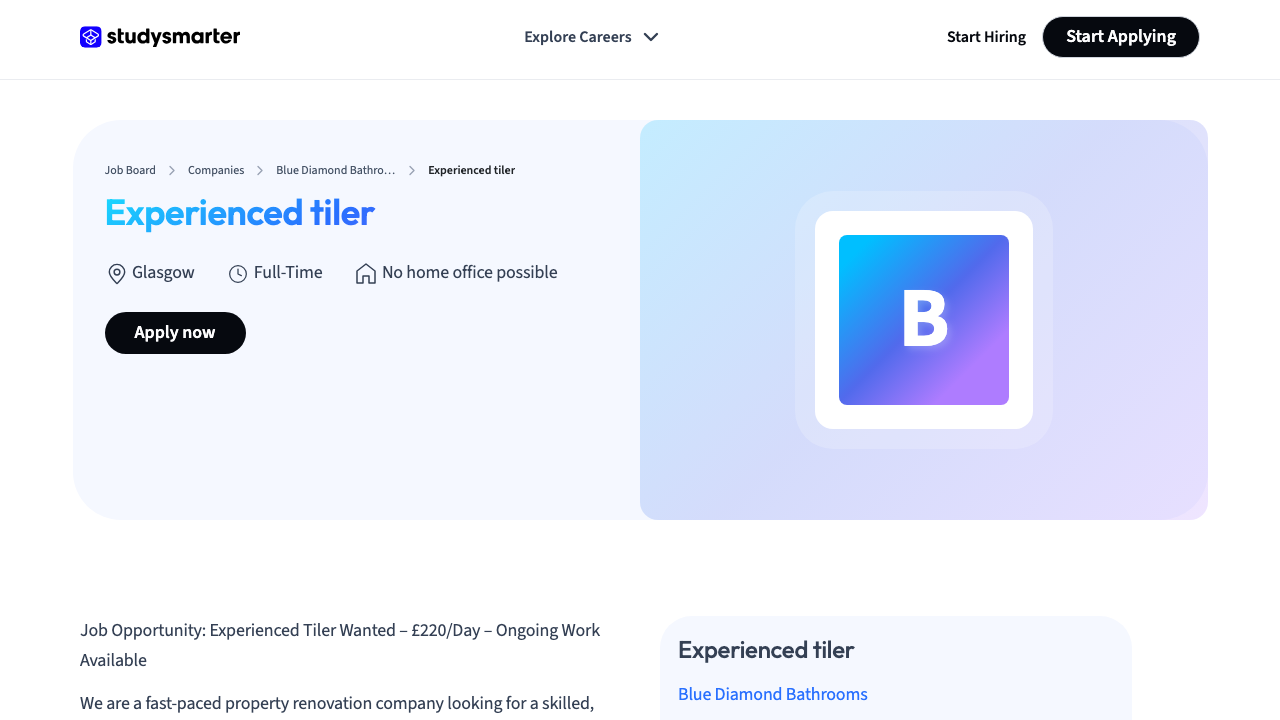 BLUE DIAMOND BATHROOMS LTD website preview