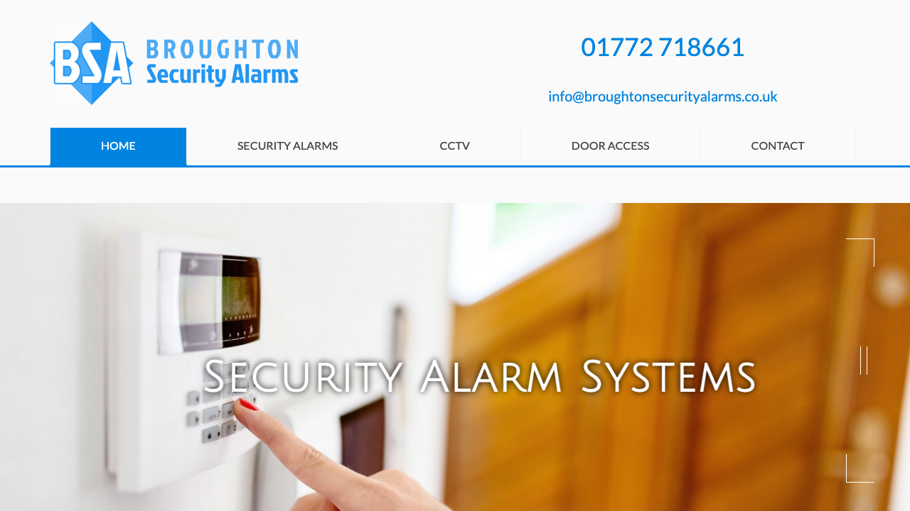 BROUGHTON SECURITY ALARMS LTD website preview