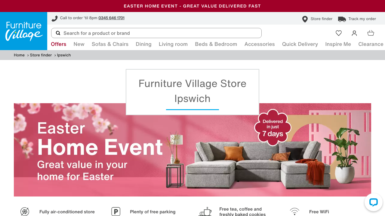 CG FURNITURE LTD website preview