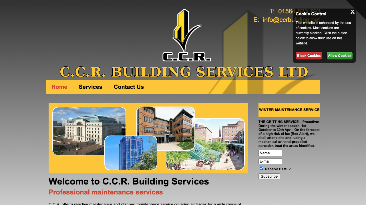 CC BUILDING LTD website preview
